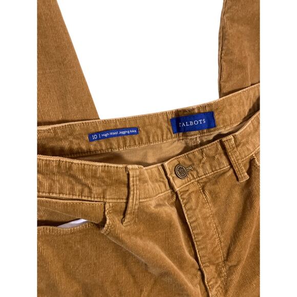 Talbots Brown Corduroy High Waist Jegging Ankle Pants Women’s Size 10 – - Picture 2 of 5